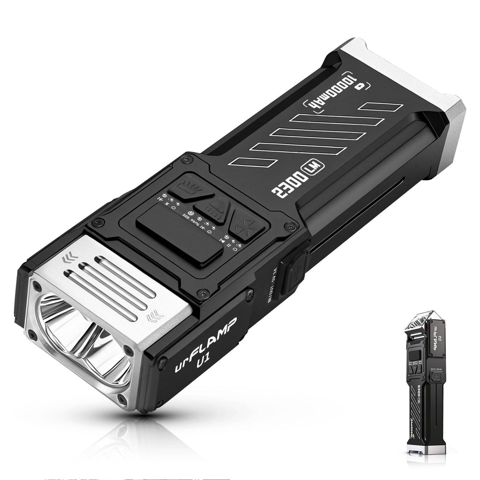 urFlamp® U1: Powerful and innovative flashlight with Bluetooth Speaker Main image