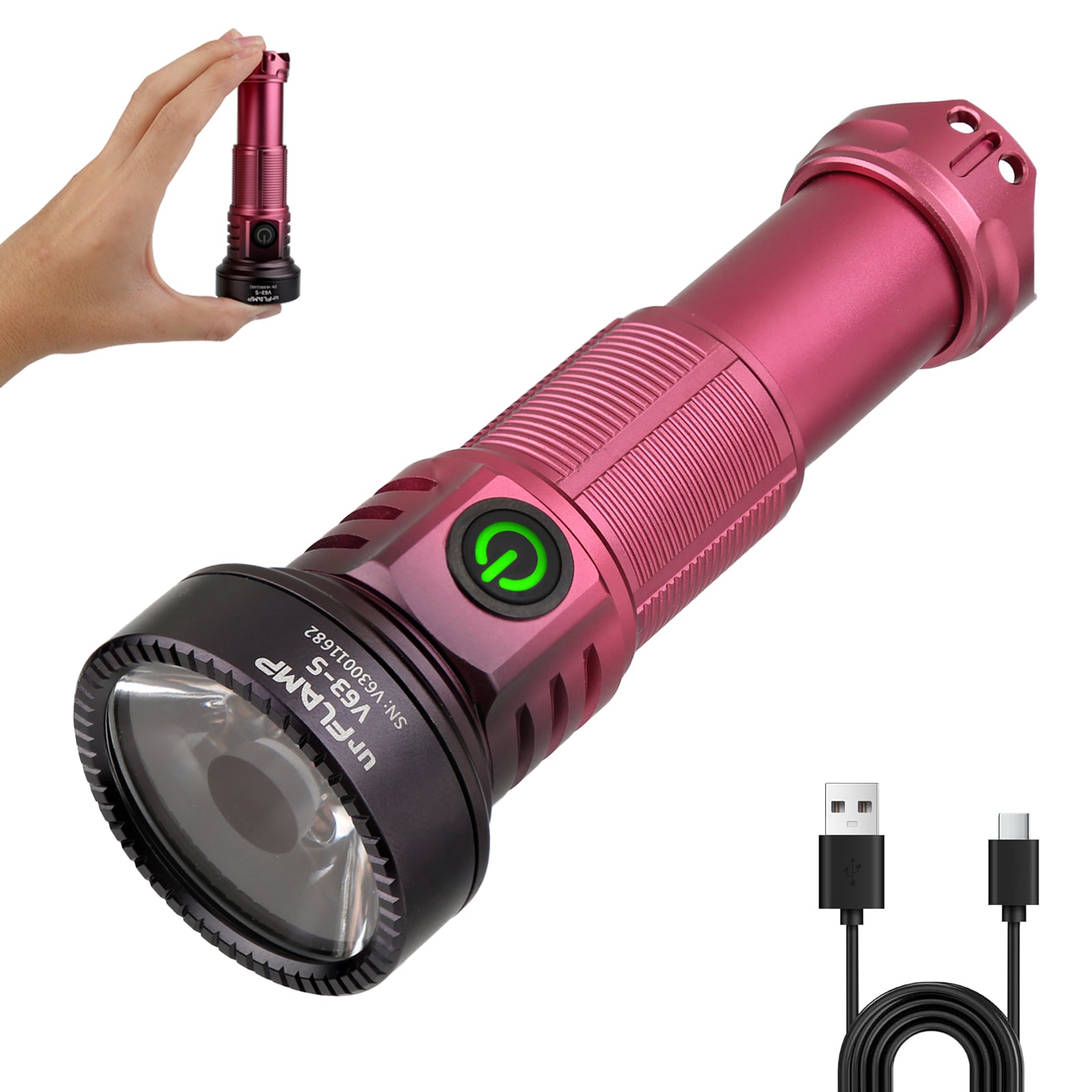 urFlamp® V63-S: Compact Thrower with Serious Reach in Pocket