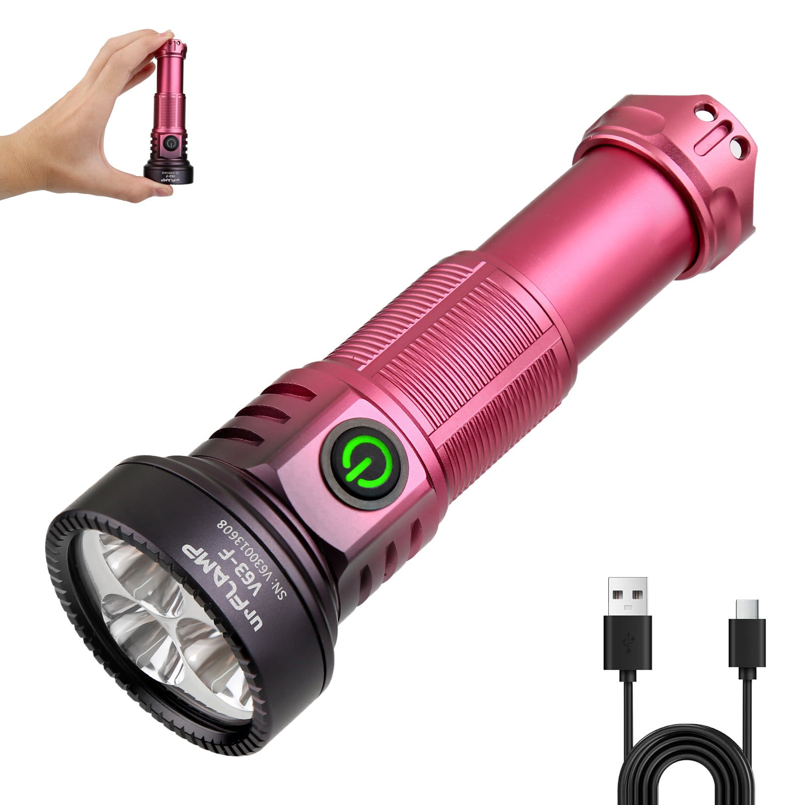 urFlamp® V63-F: Ultra-Bright Floodlight in Your Pocket Secondary image