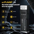 urFlamp® U1: Powerful and innovative flashlight with Bluetooth Speaker