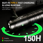 urFlamp® V6 Night's Watch: 1300 Lumens Compact Flashlight