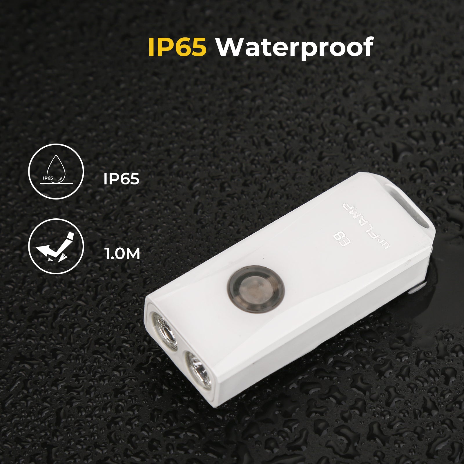 urFlamp® E8: EDC Keychain Light Mini Flashlight