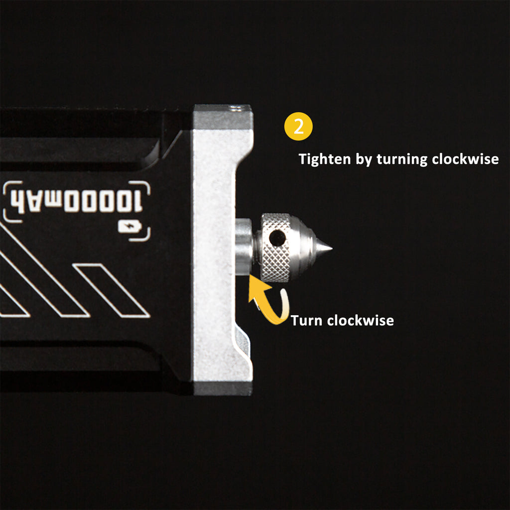 urFlamp® Tungsten Steel Glass Breaker Head – Compatible with 1/4-Inch Screw Mount