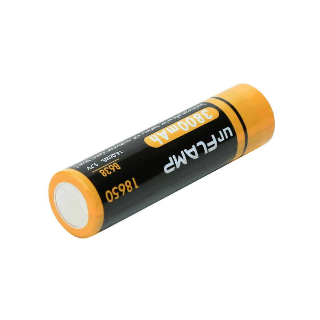 urFlamp® 18650 Battery 3800mAh ×2pcs