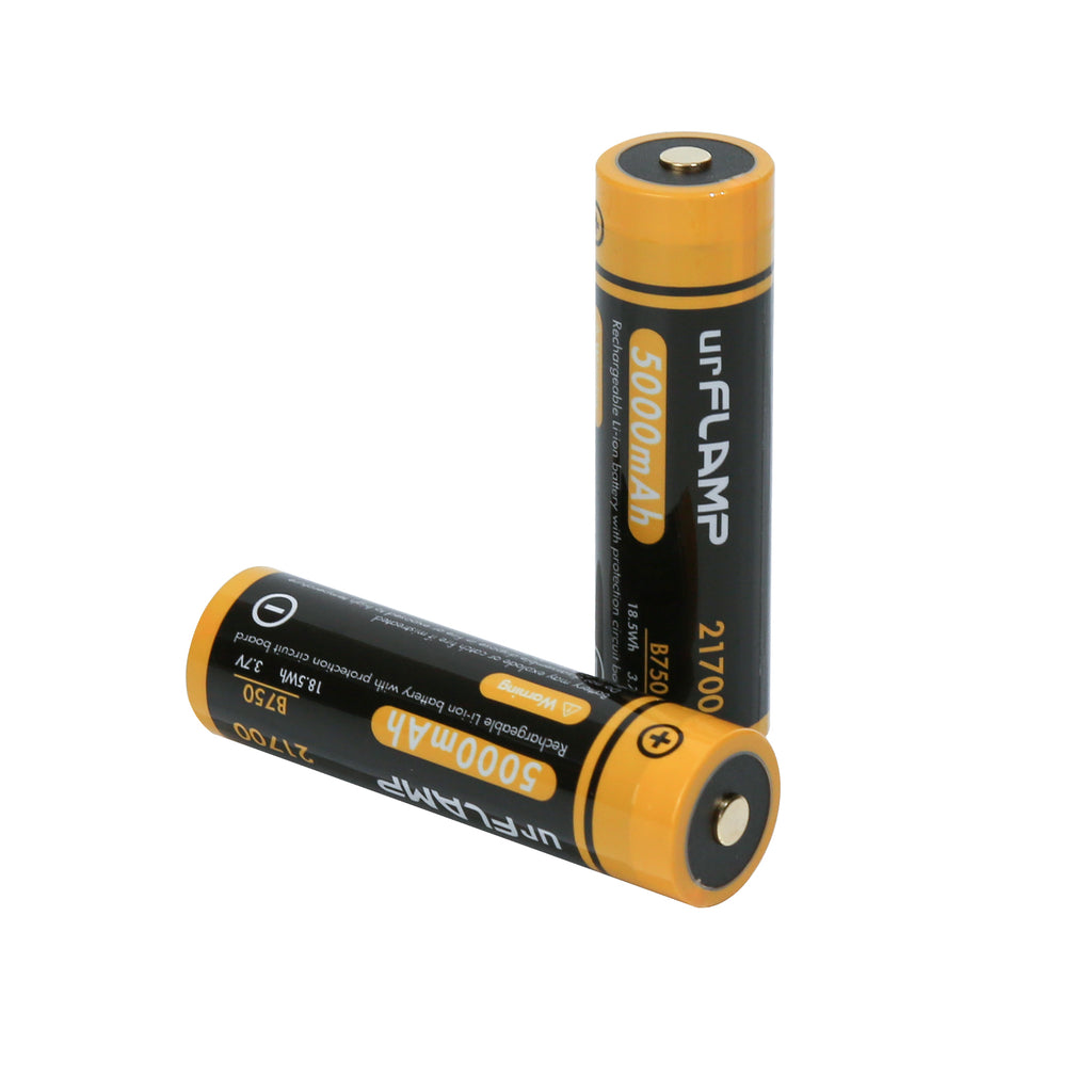 urFlamp® 21700 Battery 5000mAh ×2pcs