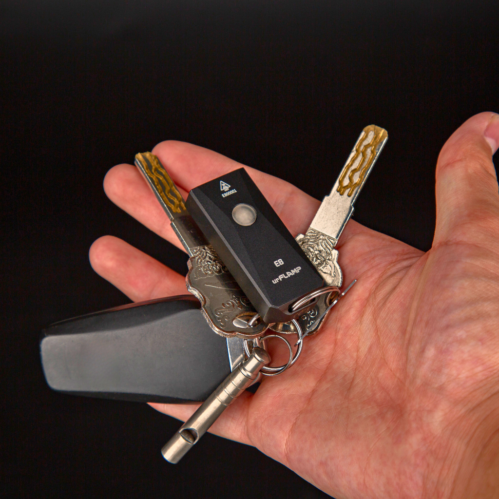 urFlamp® E8: EDC Keychain Flashlight Deposit Reservation